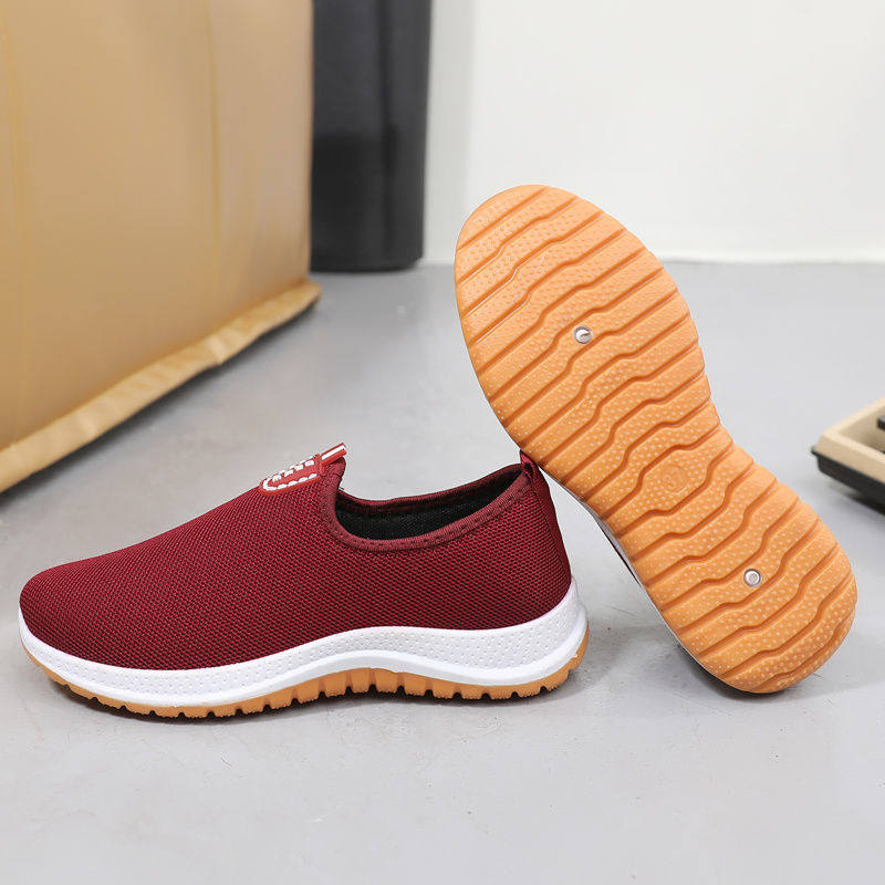 2022新款网面鞋轻便休闲鞋百搭软底防滑牛筋底懒人一脚蹬妈妈单鞋,女鞋,浅口单鞋,淘宝优惠券,粉丝福利购,淘宝优惠卷