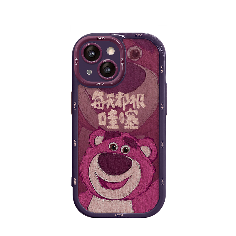 适用于苹果15手机壳新女款iPhone16可爱哇噻小熊14/13奶油壳12/11promax保护套xr防摔8plus硅胶7p高级感xsmax