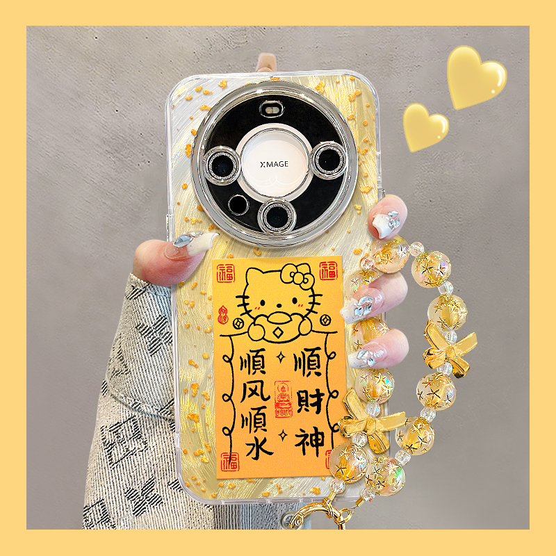 适用mate70羽纱壳顺风顺水手机壳