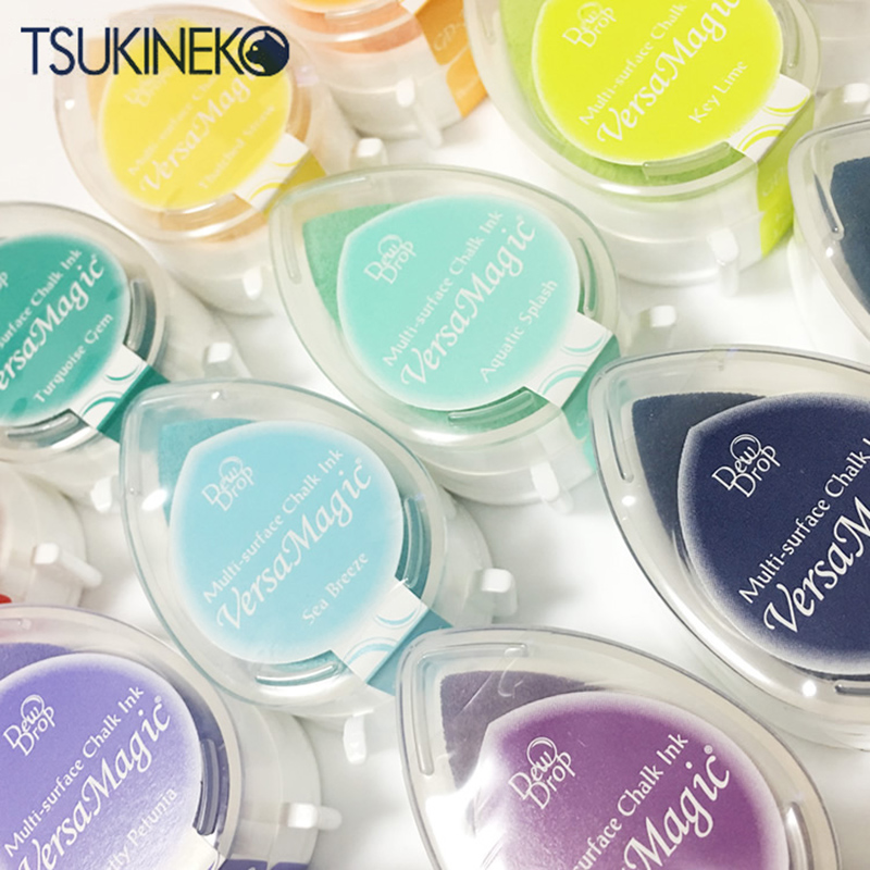 Rubber stamp Japan Tsukineko Imported Drop Paper Stamp pad Drop Art inkpadin the Electronic Dictionary/Electronic paper book/Stationery , Everyday school supplies , Lovely inkpad  category - from Buy2taobao.com to provide professional Taobao agent buy service
