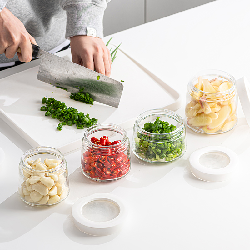 asvel葱姜蒜密封玻璃保鲜盒