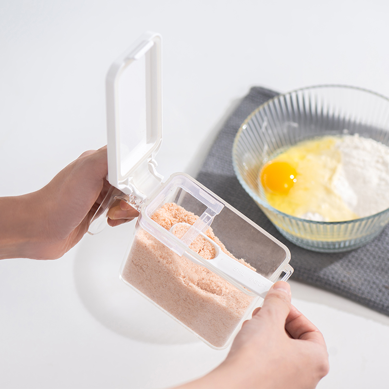 日本asvel密封防潮调味盒