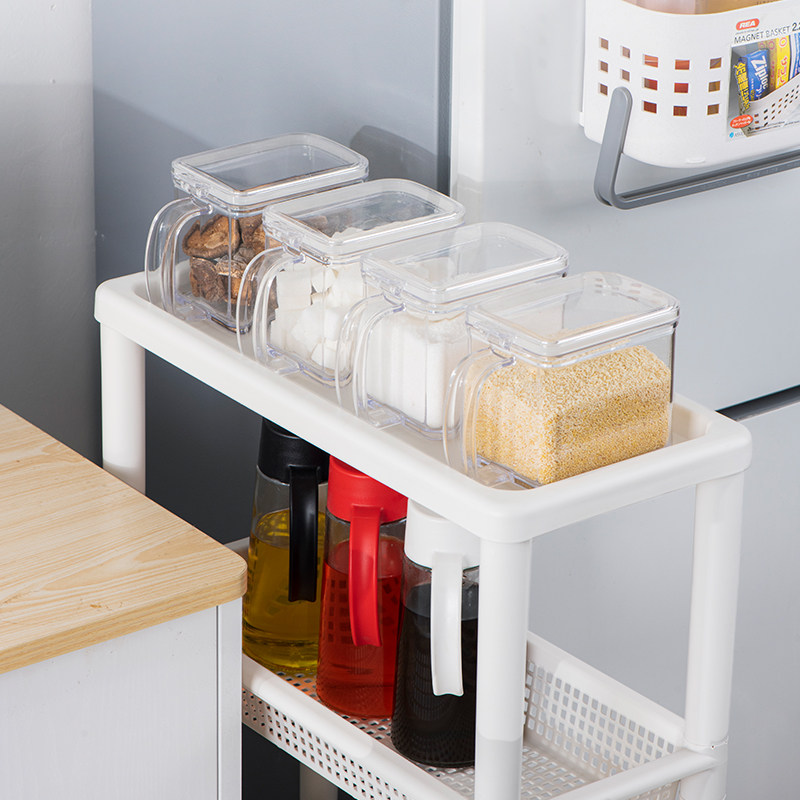 ASVEL 日本进口厨房收纳架多功能家用杂物柜落地置物架夹缝储物柜,收纳整理,整理架/置物架/收纳架,淘宝优惠券,粉丝福利购,淘宝优惠卷