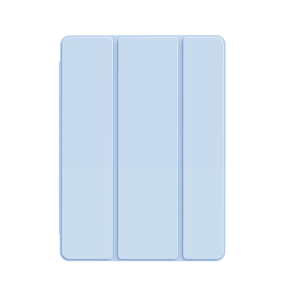 适用苹果平板ipad mini2保护套三折纯色迷你1/3代保护壳一代电脑a1489简约7.9英寸全包防摔软壳硅胶a1432皮套