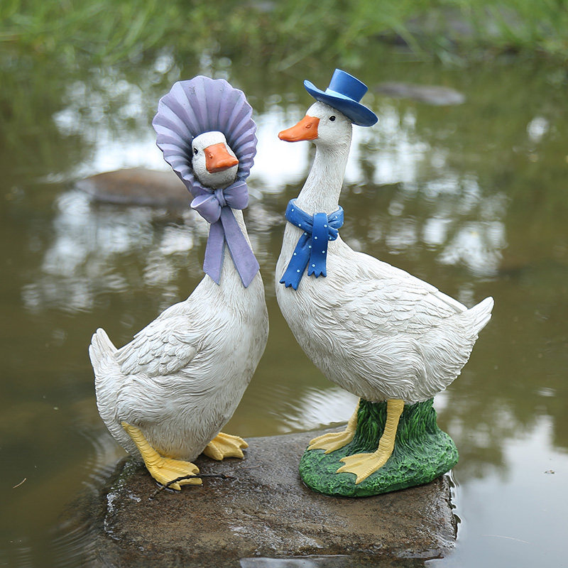 花园庭院户外装饰卡通鸭子摆件别墅布置花盆动物雕塑园林景观小品,家居饰品,户外/庭院摆件,淘宝优惠券,粉丝福利购,淘宝优惠卷