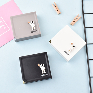 隐形眼镜盒男女生卡通便携简约美瞳盒胶圈防漏磁吸ins收纳高颜值