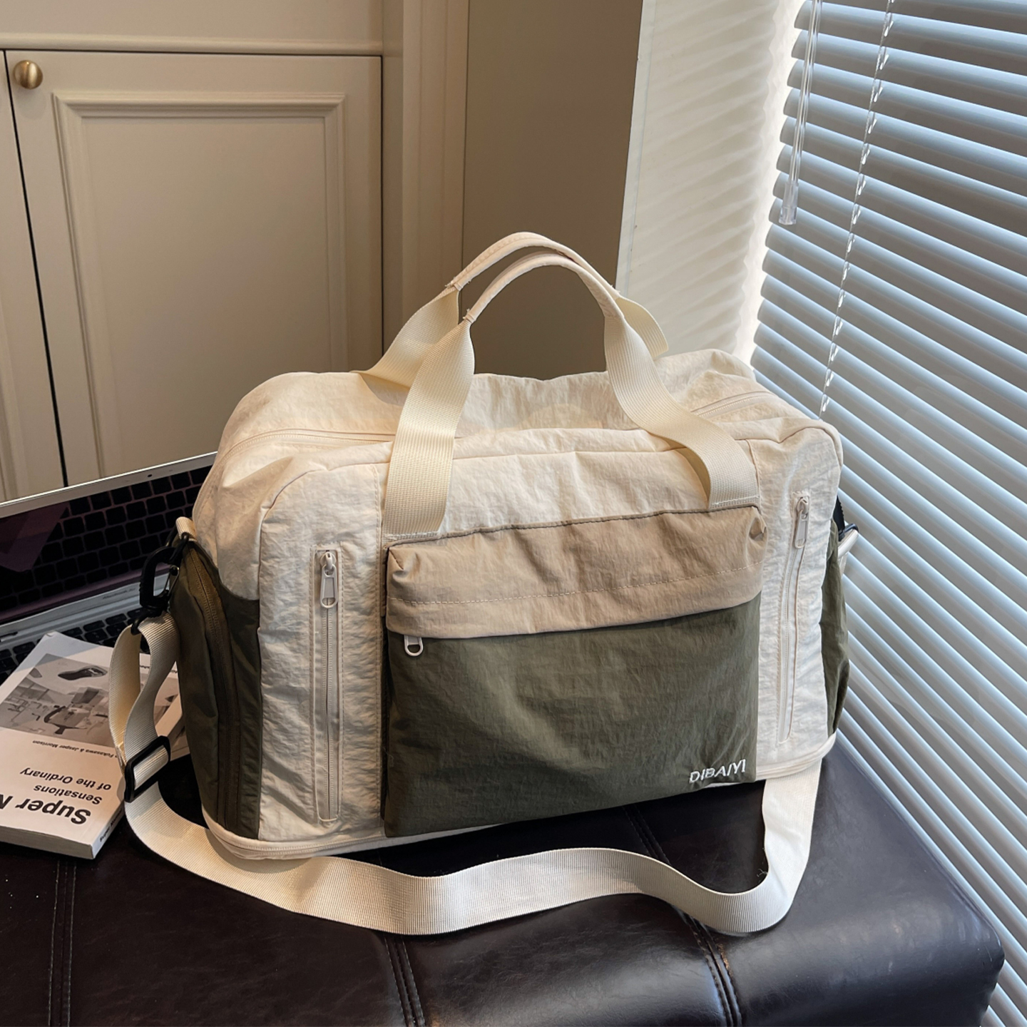 圣利威大容量拉杆包旅行手提包