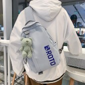 胸包男2026新款 旅行男士 背包女休闲男生男孩帅气青少年单肩斜挎包