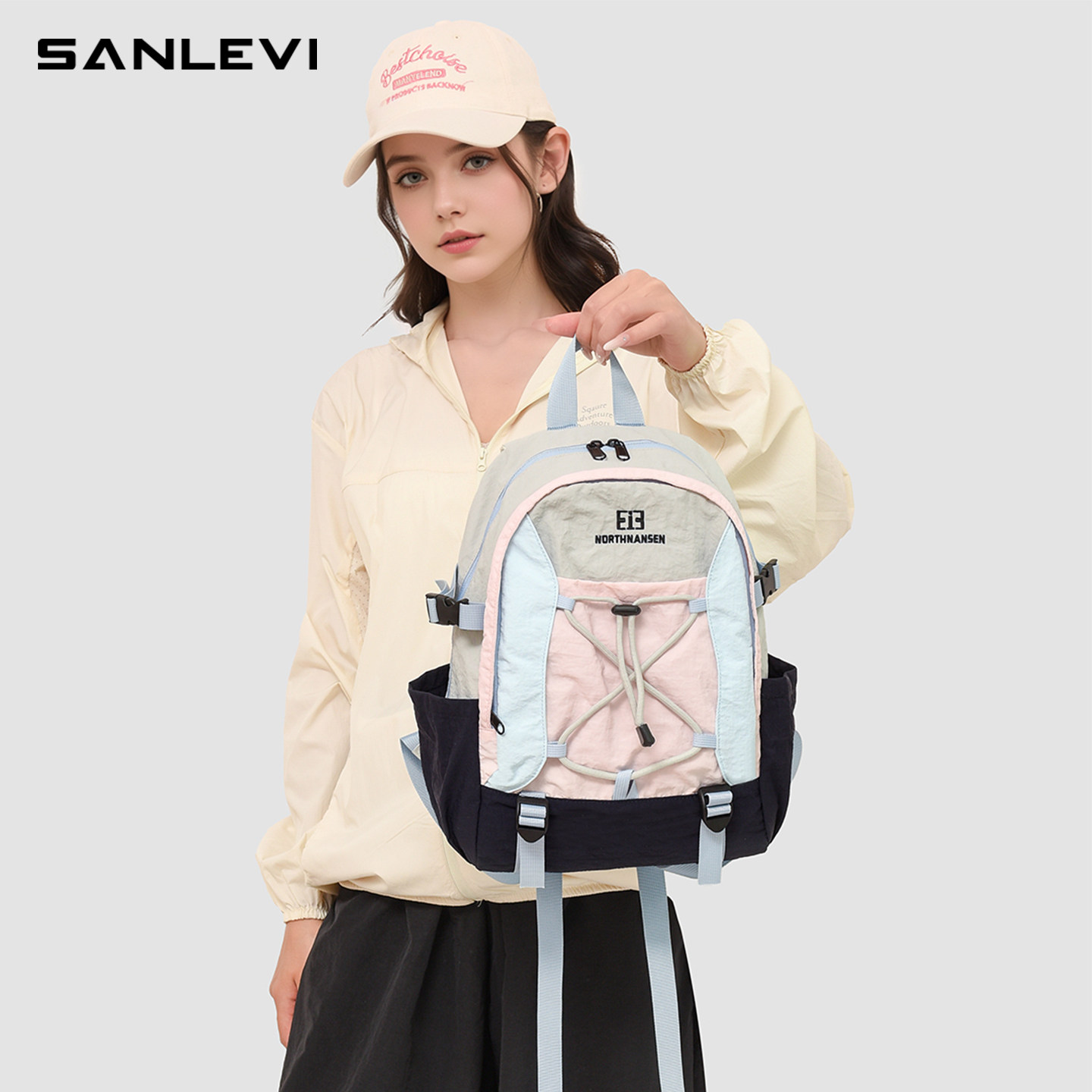 户外短途徒步轻量化防水运动休闲双肩包女背包儿童登山轻便迷你版