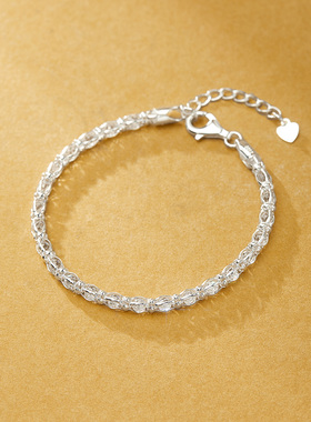 ADHORAS925银灯笼包闪锆INS风气质手链项链送闺蜜送女友生日礼物