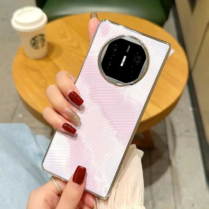 华为matex5真皮轻奢女款手机壳