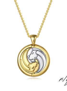 积会RQ 梦见狮子同款联名 官方正版授权机会硬币项链情侣可拆好运