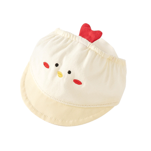 婴儿发带护囟门帽夏季薄款卤门男宝宝帽子新生儿小月龄遮脑门胎帽