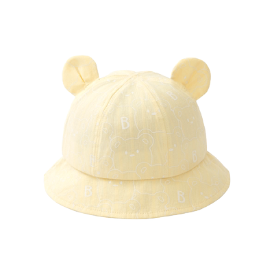 婴儿帽子宝宝遮阳帽防晒渔夫帽