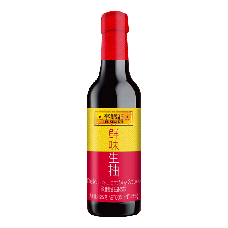 李锦记海天组合 鲜味生抽585g+上等蚝油235g【kl】