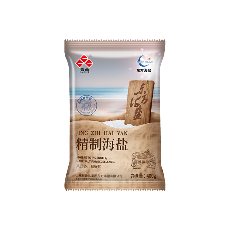 东方海盐 精制海盐 加碘400g*7袋-y