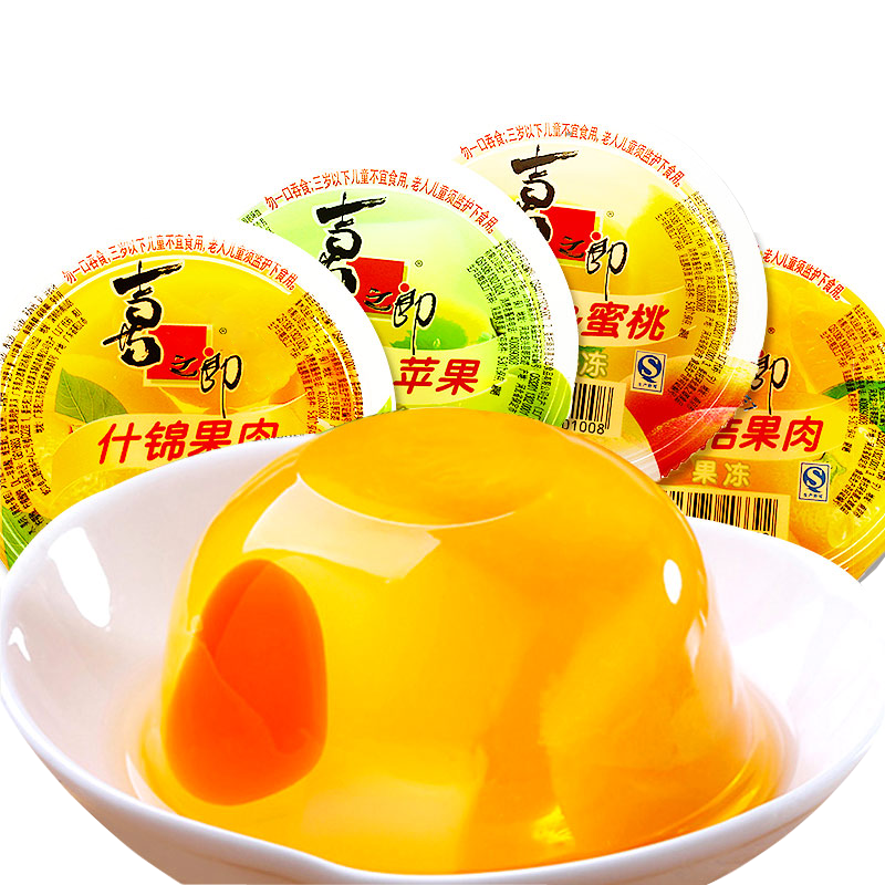 喜之郎果肉果冻混合口味碗装 200g*4个-z