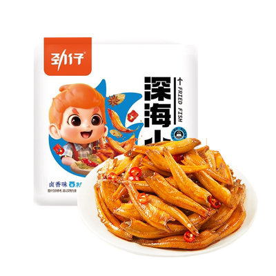【消消乐】劲仔卤香味小鱼仔70g/袋（共10包）