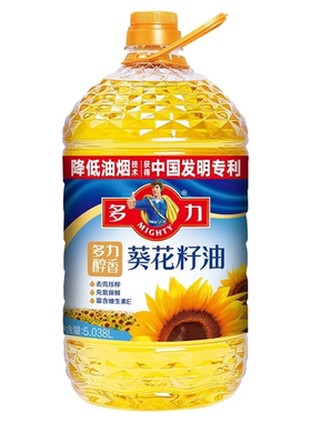 多力醇香葵花籽油5.038L*1桶【kl】