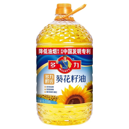 多力醇香葵花籽油5.038L*1桶【kl】