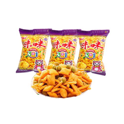【消消乐】爱尚咪咪虾条10g*10包 肉松味三合一