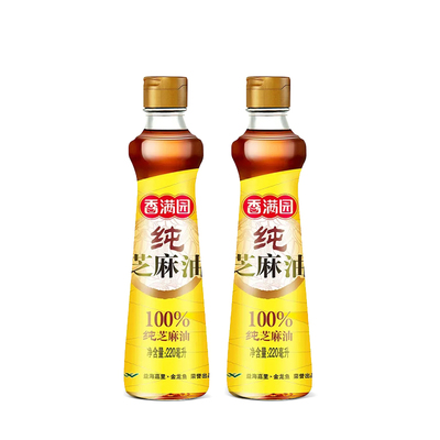 香满园芝麻香油小瓶烹饪火锅蘸料凉拌菜拌面调味油 220ML/瓶-MS