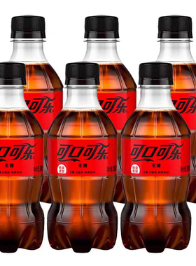 可口 可乐 无糖可乐300ml*6瓶-Y
