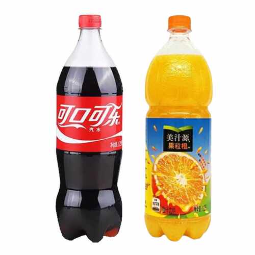 可口可乐雪碧果粒橙组合装1.25L*1/2瓶碳酸饮料大瓶多规格组合