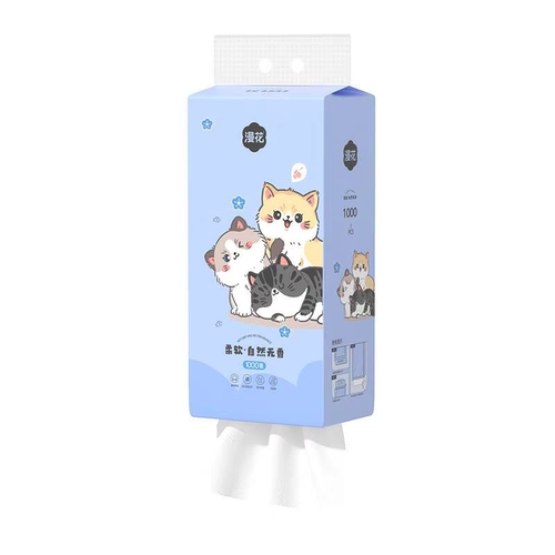 【消消乐】漫花萌趣小猫悬挂式抽纸1000张/提