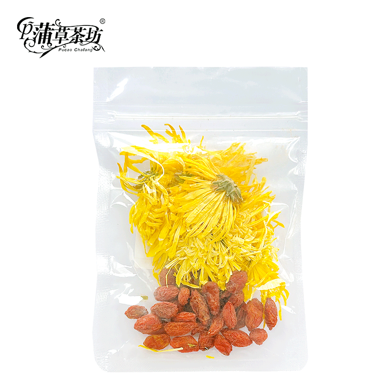 蒲草茶坊菊花枸杞茶金丝皇菊泡水养生茶一杯一朵 10g*1袋