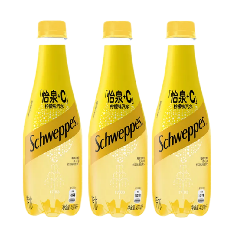 可口可乐-怡泉无糖苏打水/怡泉+c 400ml*12瓶