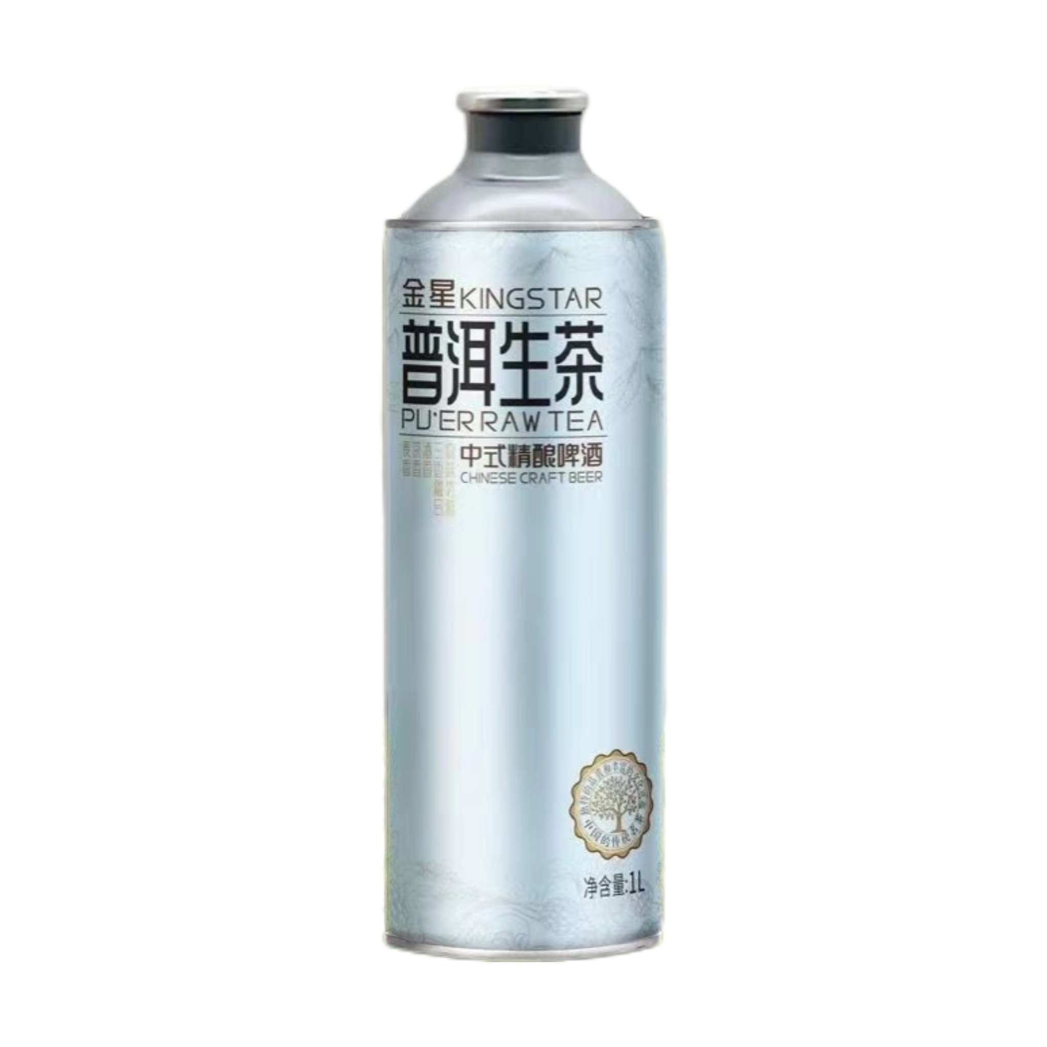 【U先试用】金星精酿啤酒 1L*2 普洱生茶