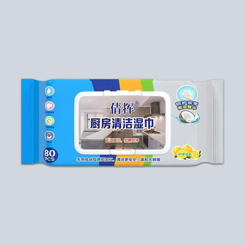倩挥厨房湿巾 80抽-MS