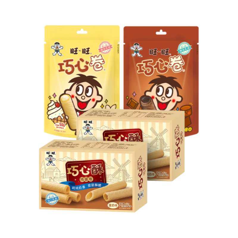 【U先试用】旺旺巧心卷巧心酥鸡蛋卷多口味多规格装 清仓价