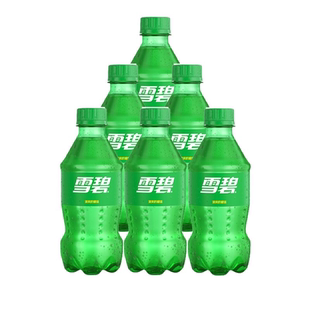 有糖雪碧 可口可乐 6瓶 300ml 雪碧