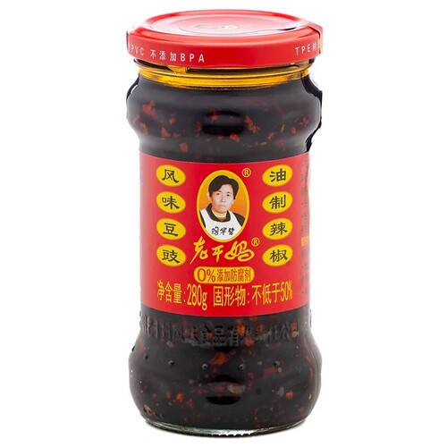 老干妈风味豆豉 280g*1瓶-BY