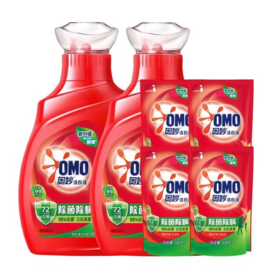 奥妙1kg*2瓶+400g*4袋赠品