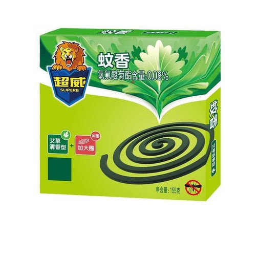 超威艾草清香型蚊香10圈