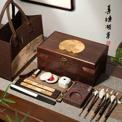 善琏湖笔文房套装高档礼盒