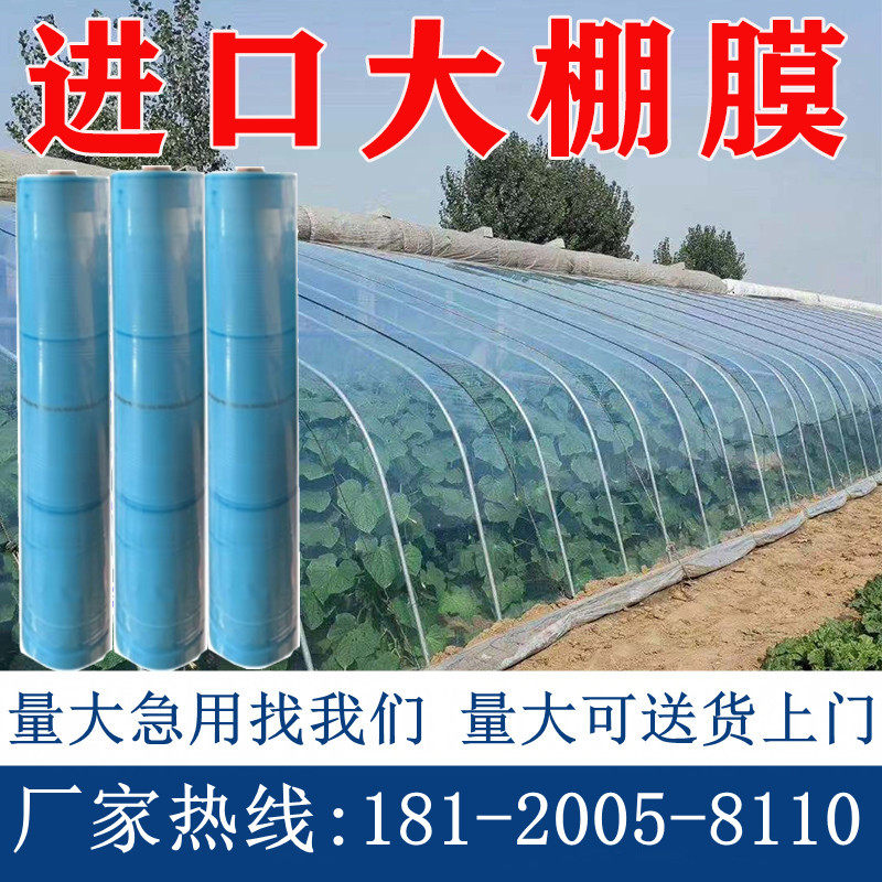 大棚膜无滴膜大棚整卷塑料布抗老化加厚塑料薄膜葡萄避雨4s棚边膜