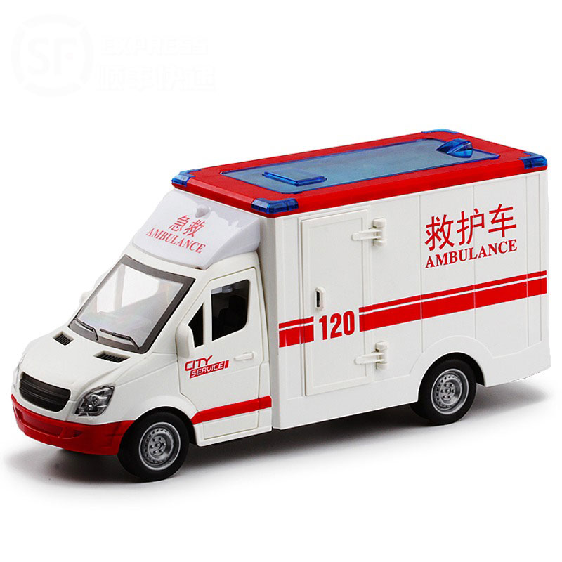 大号声光可开门仿真耐摔救护车