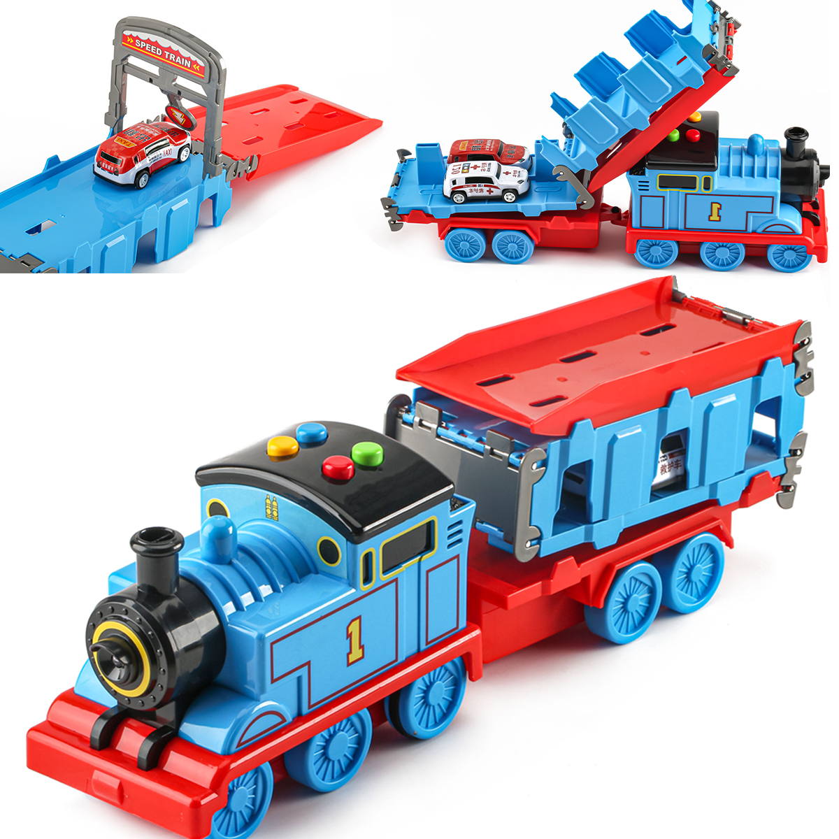 林达儿童玩具轨道弹射玩具车