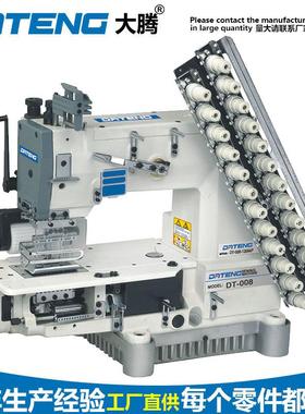 厂家供应多针机工业裤头车松紧带橡筋机VC008针上腰多针机19