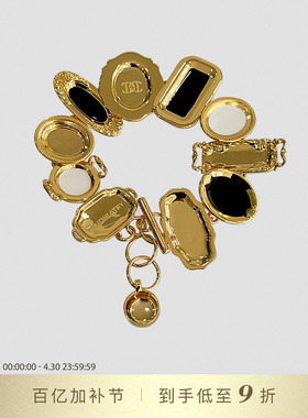 DYMONLATRY珐琅装饰摩登餐盘手链