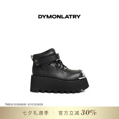 DYMONLATRY金属装饰高帮厚底鞋