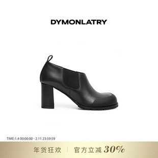 DYMONLATRY 2025新品女士高跟鞋 机能圆头深口高跟鞋