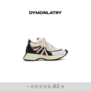 DYMONLATRY 撞色复古运动鞋 女士休闲增高老爹鞋 2022AW新款