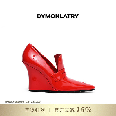 DYMONLATYR女鞋方头高跟鞋