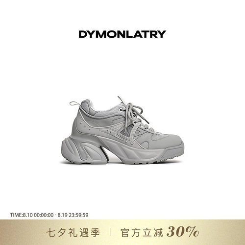 DYMONLATRY复古高跟鞋老爹鞋