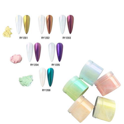 铂梵美甲极光粉霓虹粉偏光粉